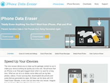 Tablet Screenshot of iphone-data-eraser.com